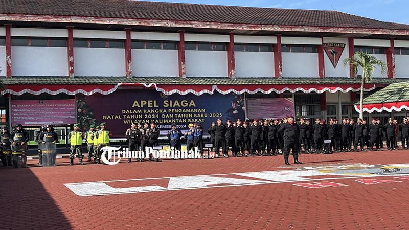 Divpas Kanwilkumham Kalbar Gelar Apel Siaga Natal dan Tahun Baru 2025