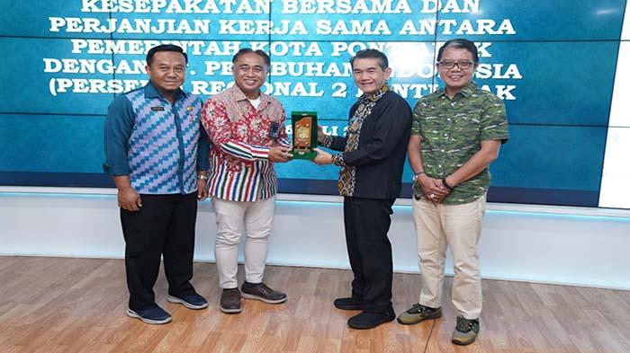 Kelanjutan Rencana Pembangunan SPALD-T Nipah Kuning Ditandai dengan Mou Pemkot dan PT Pelindo