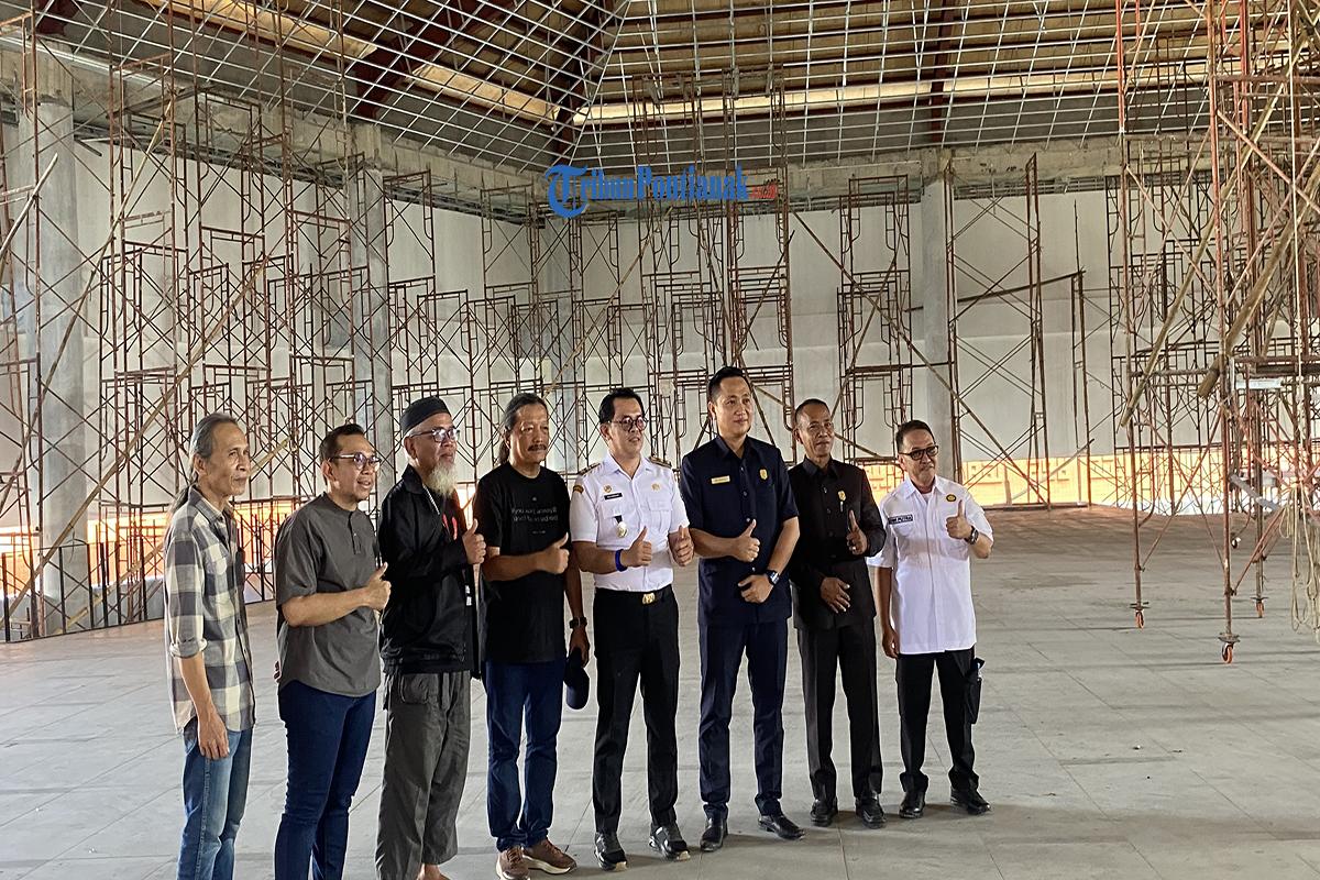 Wawako Muhammadin Tinjau Pembangunan Masjid Agung Kota Singkawang, Usung Konsep Kopiah Nusantara