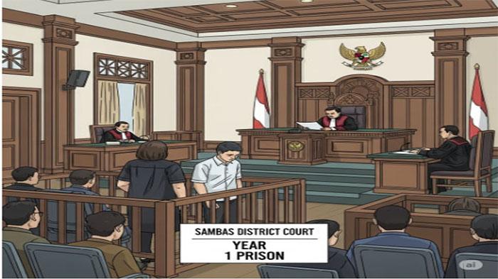PENGADILAN Sambas Cuma Jatuhi Hukuman Tersangka Persetubuhan Anak 1 Tahun Tanpa Dipenjara