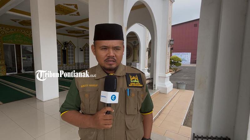 Masjid Agung Babul Jannah Sambas Bersiap Gelar Salat Idul Fitri di Lapangan