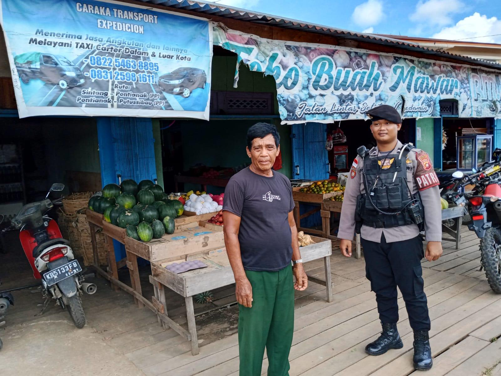 Cegah Kejahatan, Personel Sat Samapta Polres Kapuas Hulu Rutin Patroli