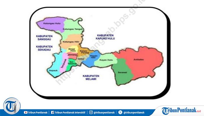 Profil Kecamatan Sintang, Kondisi Geografis hingga Luas Wilayah 14 Kecamatan