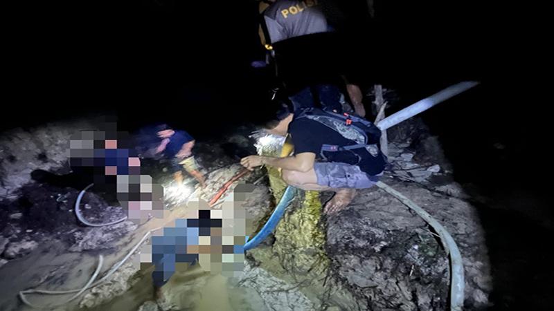 Polres Sambas Tangkap 7 Penambang Emas Ilegal di PT WHS Sajingan Besar