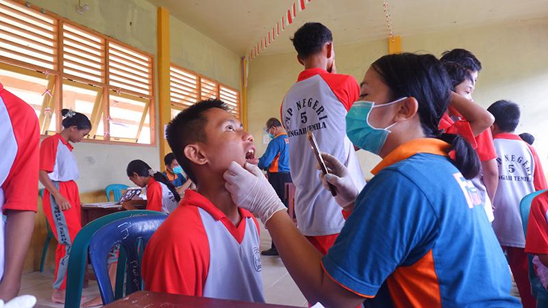 Puskesmas Pahauman Gelar Cek Kesehatan Anak Sekolah
