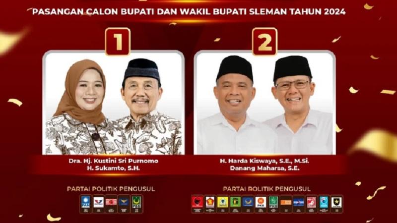LINK HASIL REAL COUNT Pilkada Sleman 2024, Cek Jumlah Suara Istri eks Bupati Sri Purnomo