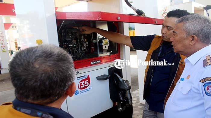 Pj Bupati Kubu Raya Saksikan Langsung Tim BSML Periksa SPBU di Kubu Raya