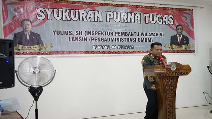 Dua ASN Pemkab Landak Purna Tugas Lagi, Ini Pesan Pj Bupati