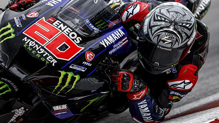Hasil FP 1 MotoGP Hari Ini , Fabio Quartararo Vs Francesco Bagnaia Duel Langsung Terdepan di Misano