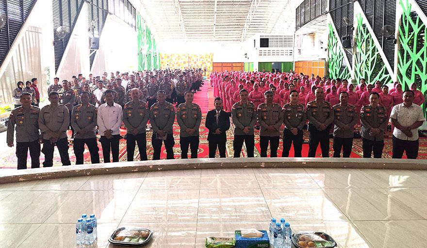 Sambut HUT Bhayangkara ke-78, Polres Sanggau Gelar Hipnopresisi bagi Personel Beserta Bhayangkari