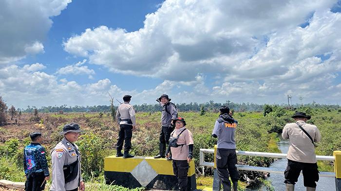 Polsek Mempawah Hilir Bersama Forkopimcam Kompak Lakukan Berbagai Antisipasi Karhutla