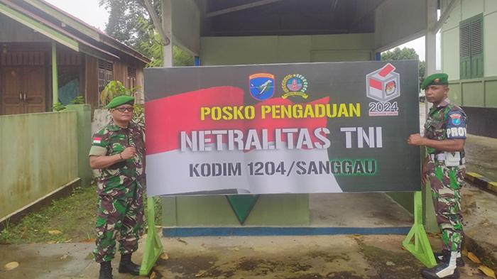 Kodim 1204/Sanggau Buka Posko Pengaduan Netralitas TNI dalam Pemilu 2024
