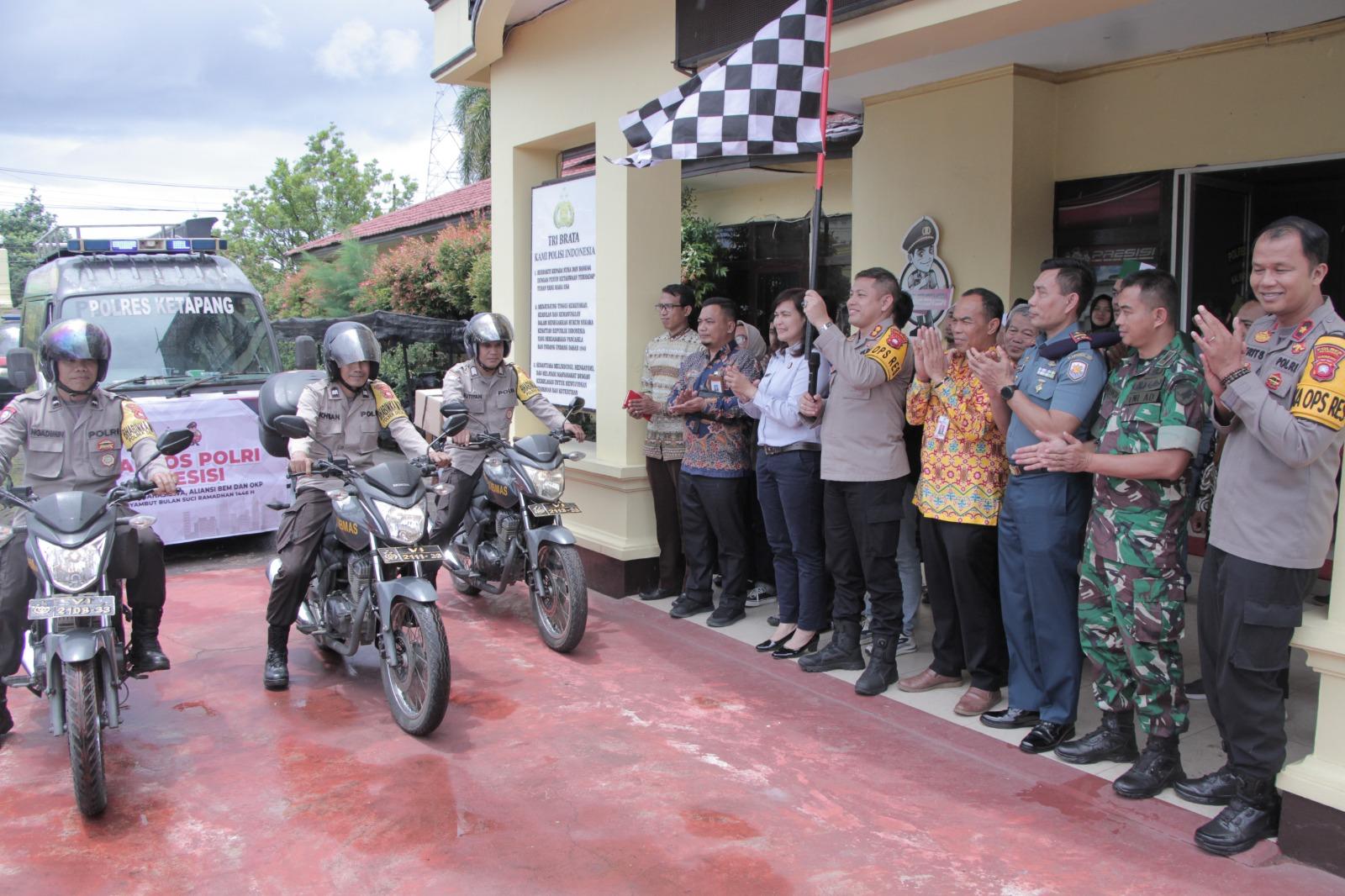 Polres Ketapang Gandeng Mahasiswa Gelar Bakti Sosial Presisi Sambut Ramadhan
