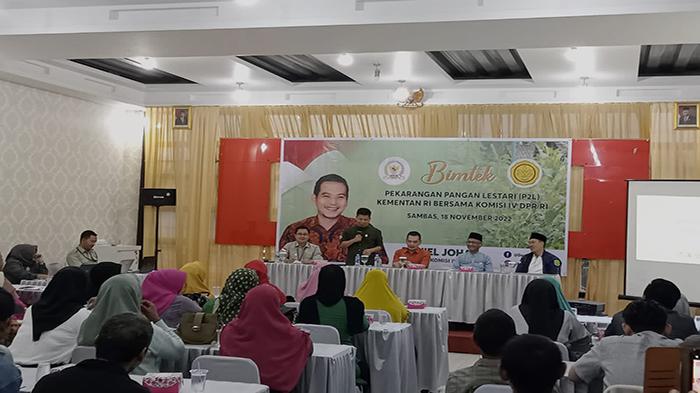 Bupati Satono Hadiri Bimtek bersama Komisi IV DPR RI Sebut Sambas 70 Persen Petani