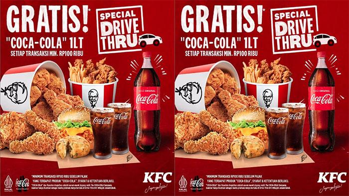 Promo KFC Sabtu 9 Juli 2022, Nikmati Gratis Coca-cola 1,5 Liter dan Cek Menu Lainnya