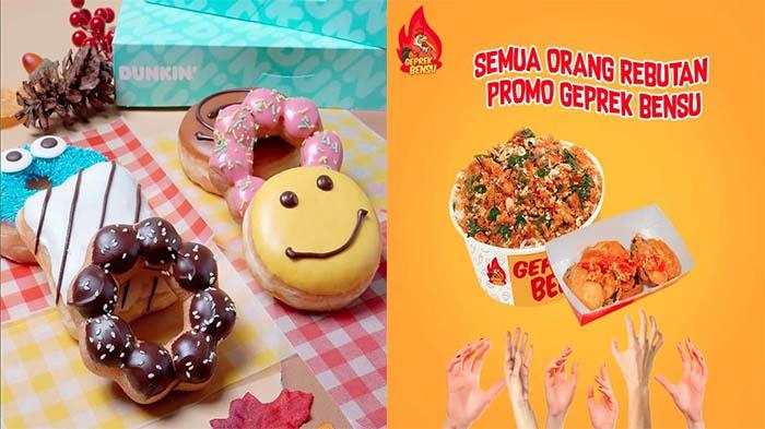 Promo Makanan Hari Ini 16 November 2022, Ada JCO Chatime Dunkin Donuts Domino's Pizza Geprek Bensu