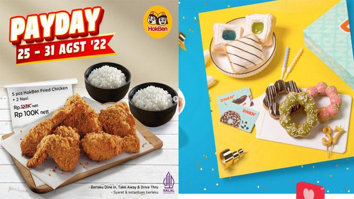 Promo Makanan Hari Ini 25 Agustus 2022, Pizza Hut McD KFC Hokben BreadTalk Dunkin Donuts Chatime A&W