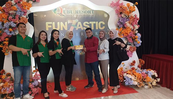 Usung Fun7astic Anniversary, Qubu Resort Rayakan Ulang Tahunnya yang ke 7