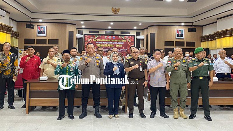 Polresta Pontianak Gelar Rakornlinsek Pastikan Imlek dan Cap Go Meh 2025