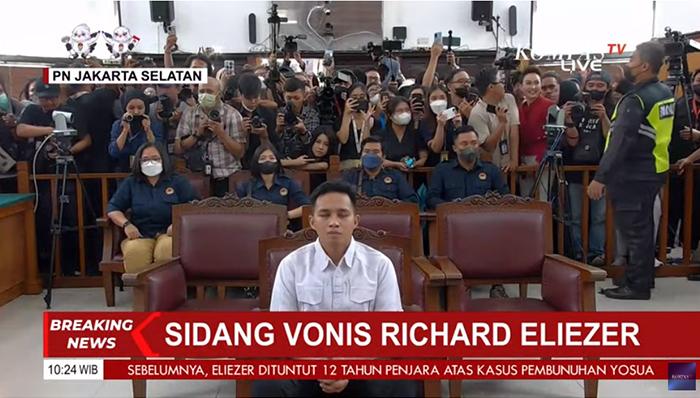 Rangkuman Hasil Vonis Majelis Hakim Kasus Ferdy Sambo CS, Hanya Bharada E yang Menangis