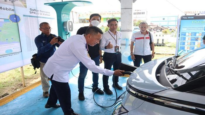 PLN Hadirkan SPKLU di Sambas Demi Percepatan Ekosistem Kendaraan Listrik