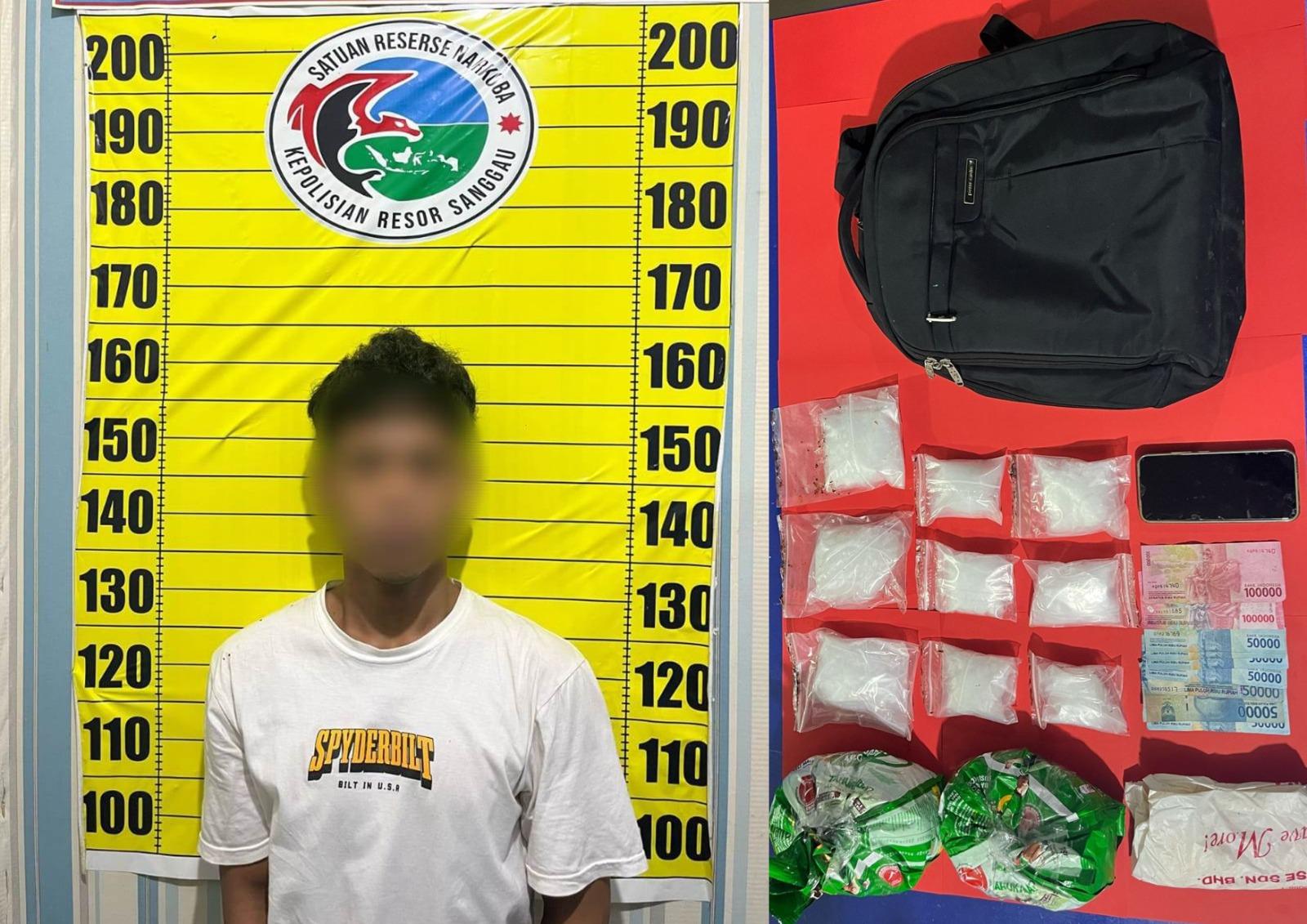 Polres Sanggau Ungkap Peredaran Narkotika di Perbatasan Entikong, Sita 670,76 Gram Sabu