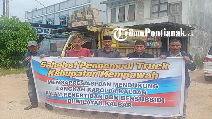 Sopir Truk di Mempawah Apresiasi Kebijakan Kapolda Kalbar Tertibkan BBM Bersubsidi