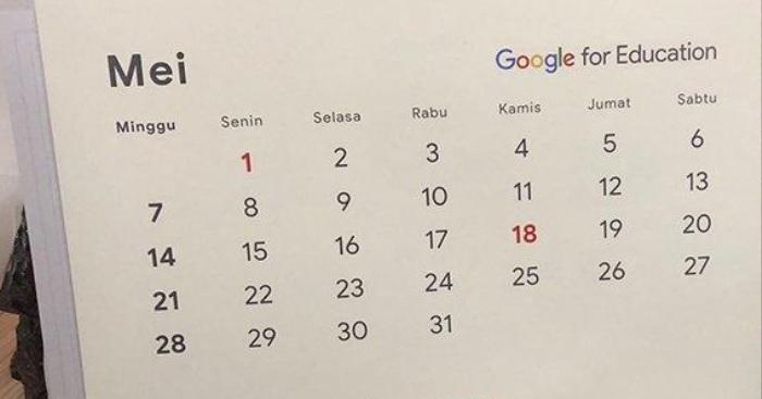 Kalender 2024 Ini Daftar Libur Nasional Tanggal 1 Mei Hari Buruh Internasional dan Sejarahnya!