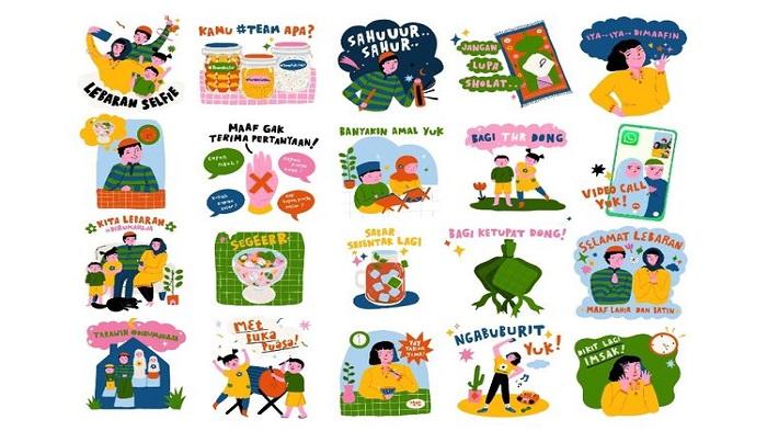 Mudah! Begini Cara Membuat Stiker Hampers Lebaran dengan Canva