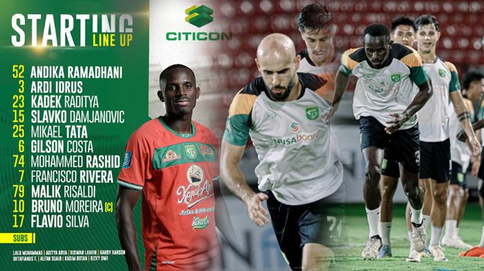 HASIL Akhir Babak I PSBS Biak vs Persebaya, Gol Tandukan Flavio Silva Benamkan Pasukan Badai Pasifik