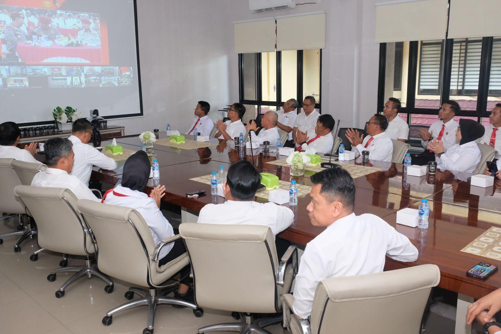 Polda Kalbar Hadiri Sarasehan secara daring dalam Rangka Hari Jadi Fungsi Reserse Polri ke-77