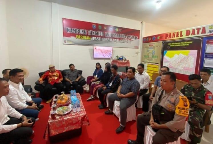 Direktorat Narkoba Polda Kalbar Supervisi Penilaian Kampung Tangguh Bebas Narkoba di Singkawang