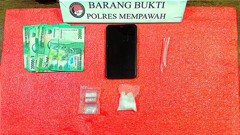 Residivis Narkoba Kembali Ditangkap Satresnarkoba Polres Mempawah, Ditemukan 14,16 Gram Sabu