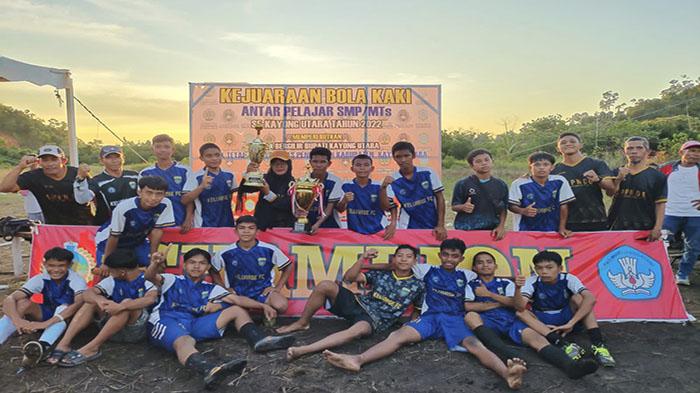 SMPN 6 Simpang Hilir Juarai Sepakbola Tingkat Pelajar se-Kayong Utara