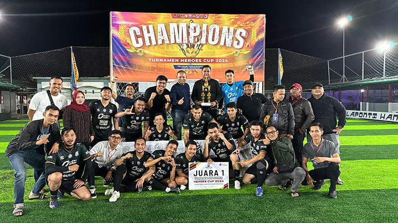 Rutan Pontianak Keluar Sebagai Juara Mini Soccer Heroes Cup 2024 yang Digelar Lapas Pontianak