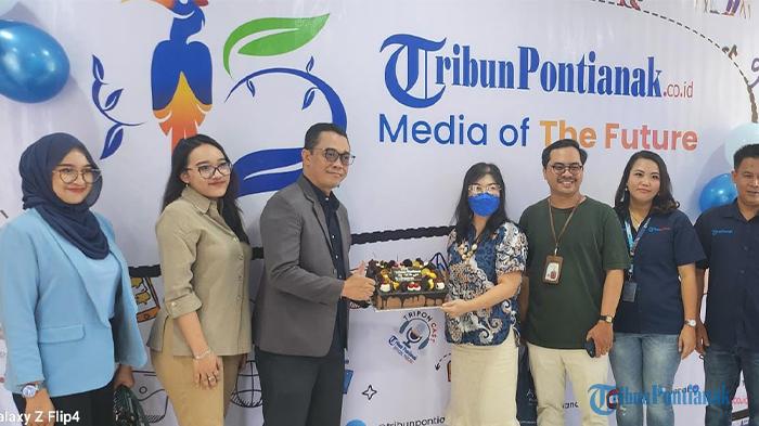 Ucapkan HUT ke-15, Hotel Transera Kunjungi Kantor Tribun Pontianak