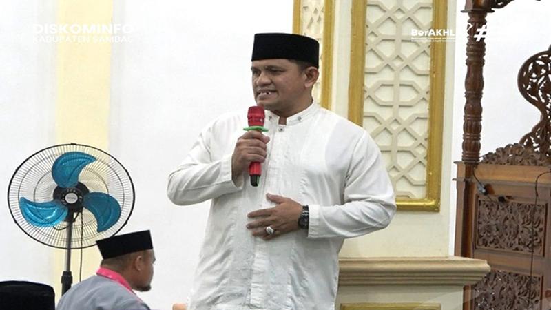Masyarakat Sebawi Sambut Safari Ramadan Pemkab Sambas