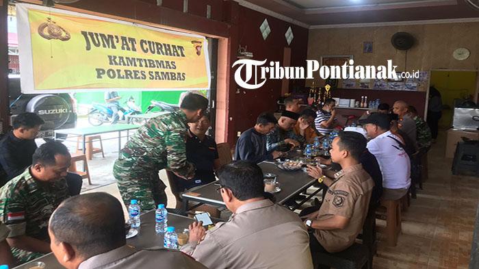 Rawat Kondusifitas Jelang Bulan Suci Ramadan, Polres Sambas Gelar Jumat Curhat Dengan Masyarakat