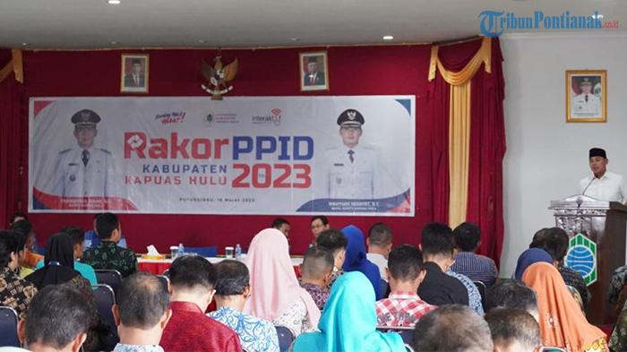 Wabup Wahyudi Buka Rakor PPID Kapuas Hulu 2023, Harap Ada Kerjasama Soal Keterbukaan Informasi