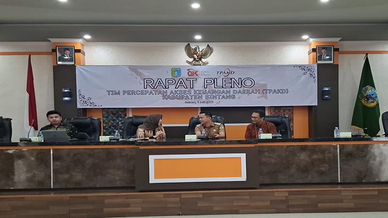 Wabup Sintang Ronny Sebut TPAKD Berperan Penting Jembatani Kelompok Usaha Kecil ke Akses Modal