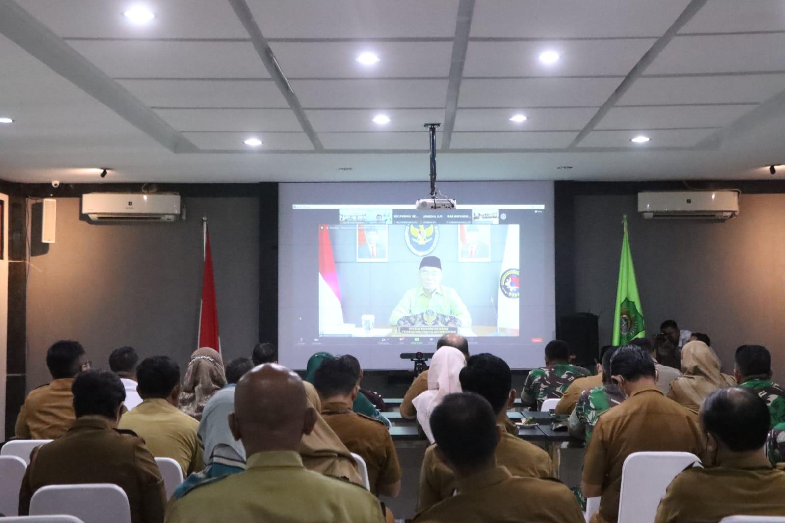Kapolres Ikuti Zoom Meeting Bersama Menteri Koordinator Bidang Pembangunan Manusia dan Kebudayaan