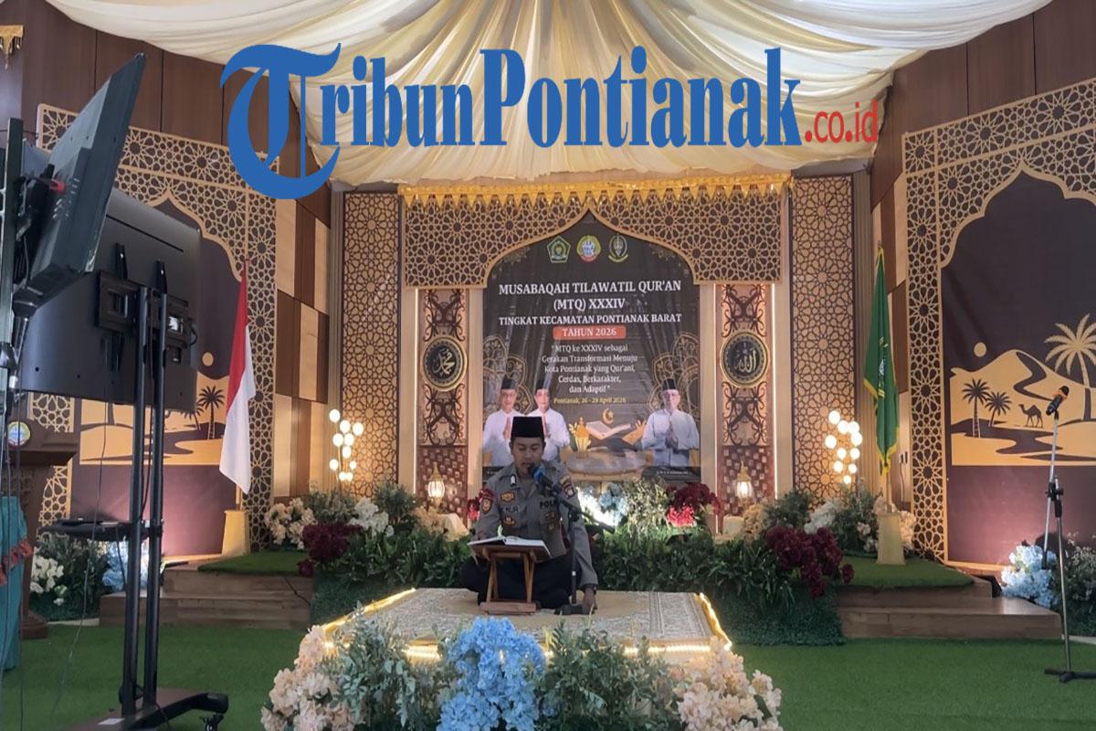Brigadir Muhammad Nur, Lantunkan Ayat Suci di MTQ Pontianak Barat