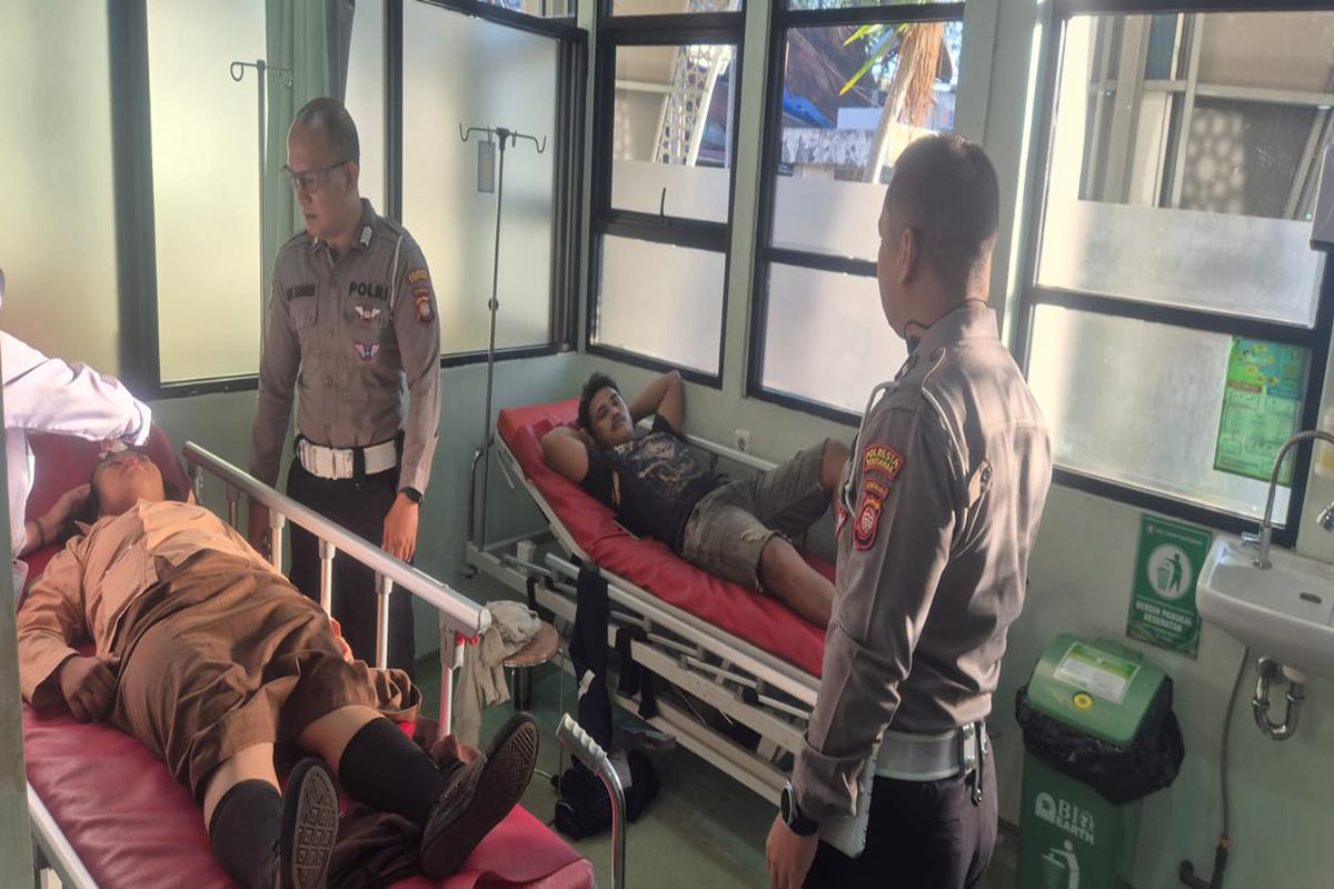 Dua Pengendara Terluka di Simpang Tanjung Raya 2, Ini Identitas Korban