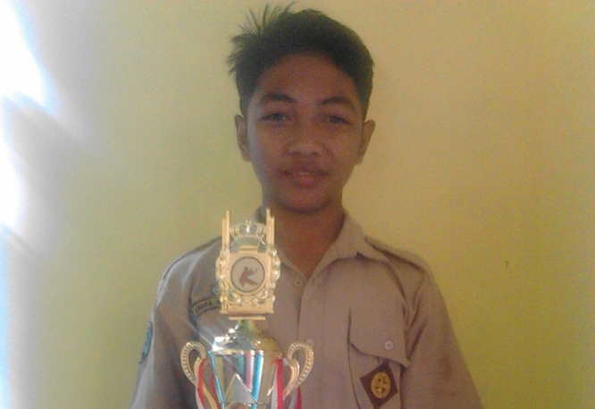 Wakili Singkawang, Angga Saputra Raih Juara III di O2SN Tingkat Kalbar