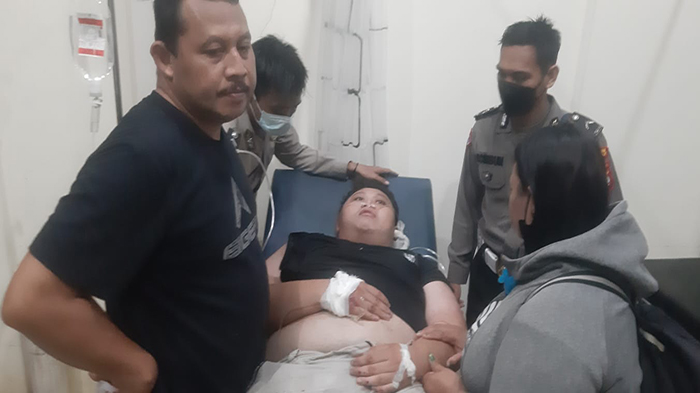 Kecelakaan Antara Sepeda Motor di Sengah Temila Landak, Satu Pengendara Dirujuk ke Pontianak