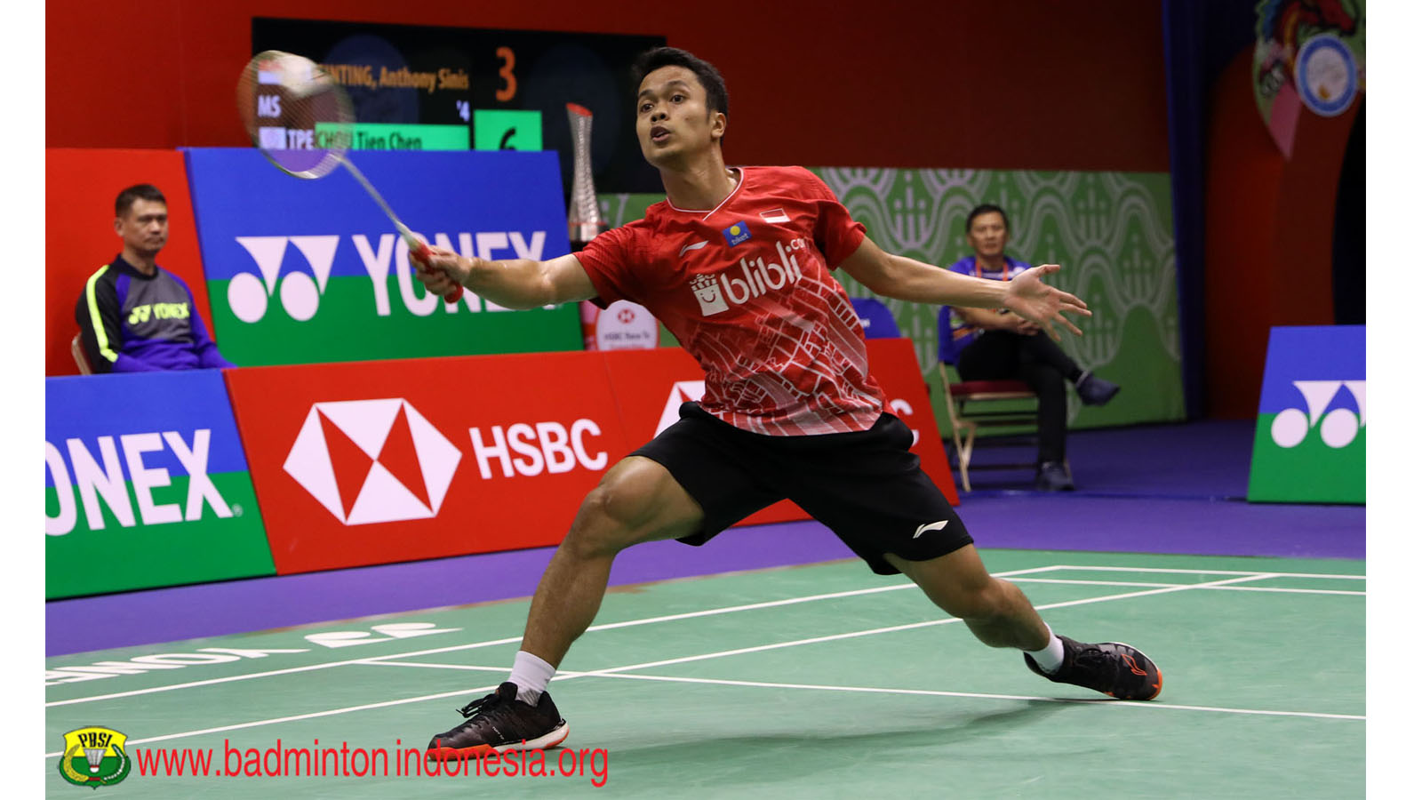 Sedang Berlangsung, Live Youtube Hong Kong Open 2019 - Jonatan Christie vs Anthony Sinisuka Ginting