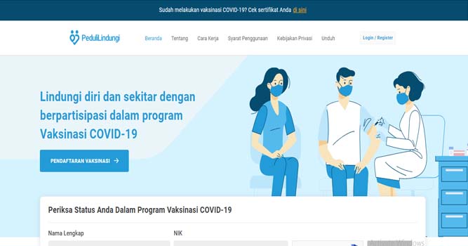 Kendala Sertifikat Vaksin Belum Muncul dan Salah Data Klik PeduliLindungi Bisa Langsung Download