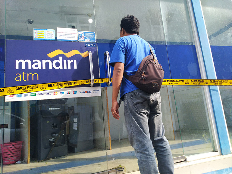 ATM BRI di Pontianak Timur Dibongkar, Tempat Penyimpanan Uang Masih Utuh