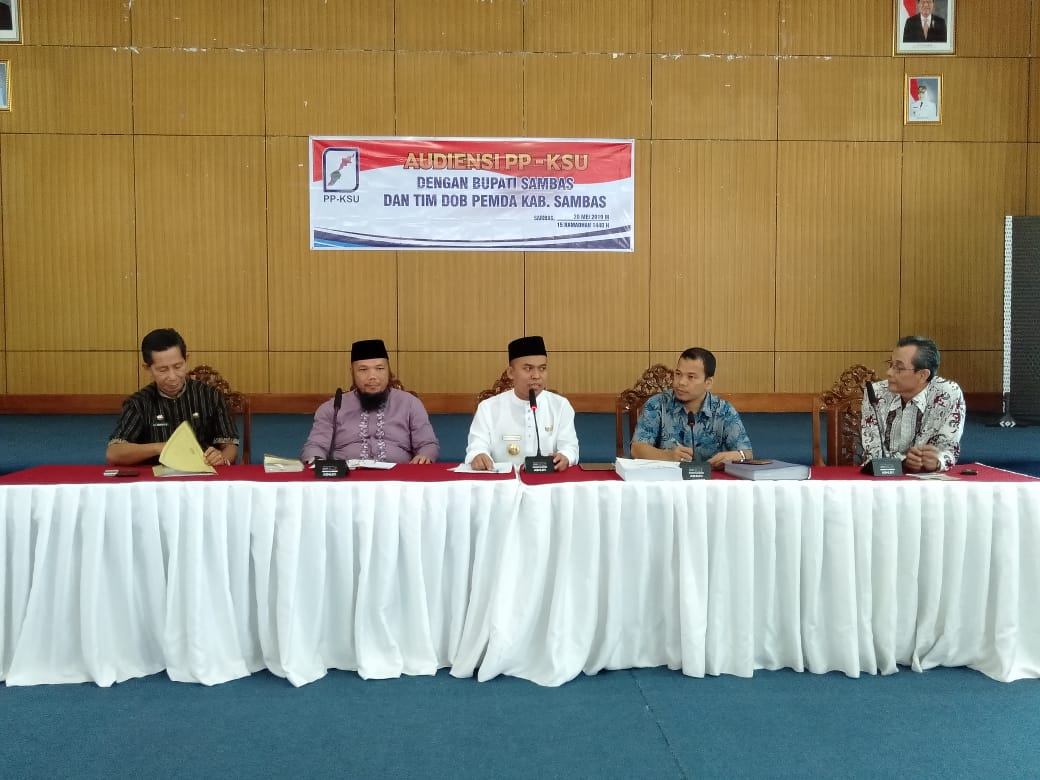 Bupati Atbah Beri Sinyal Persetujuan DOB Kabupaten Sambas Utara