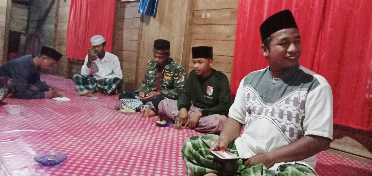 Ranting Ansor Desa Pasak Gelar Pembacaan Sholawat, Al-Barzanji dan Tahlil